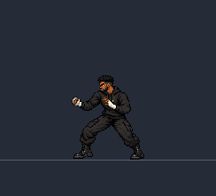 B · Compact JKD guard animated idle