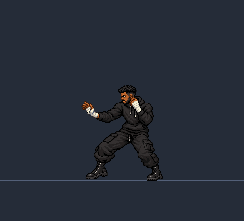 C · Higher rear guard animated idle